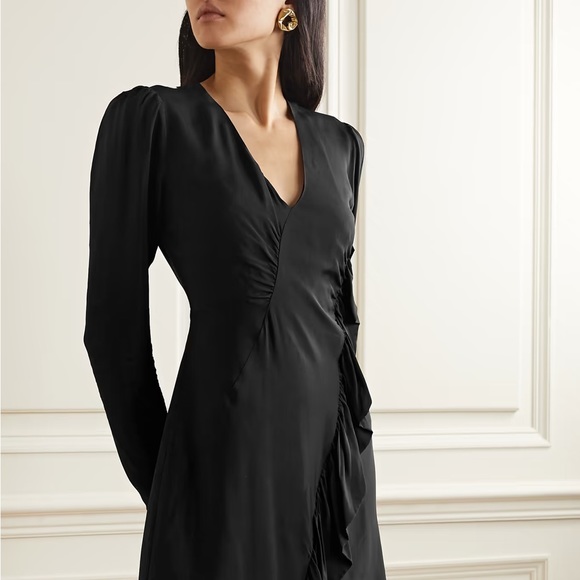 By Malene Birger Red Bixia Stretch Crepe Dress - Picture 3 of 13